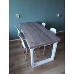 Steigerhouten tafel. Alle modellen op maat gemaakt. NIEUW