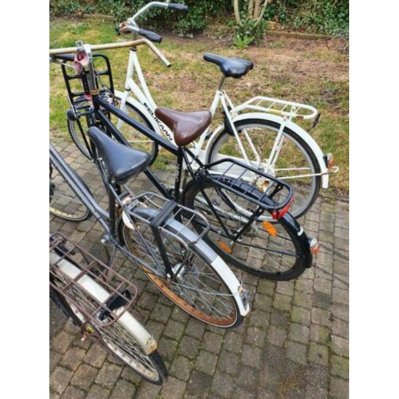 4 gebruikte fietsen. In 1 koop. Batavus, gazelle.