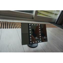 make-up spiegel met vergroting en led verlichting