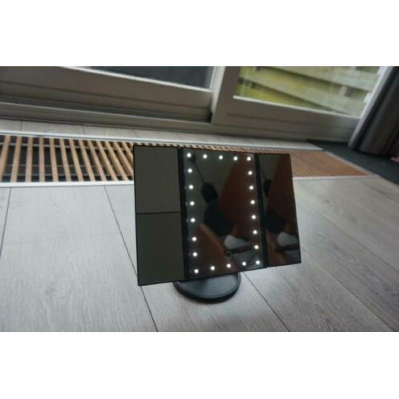 make-up spiegel met vergroting en led verlichting