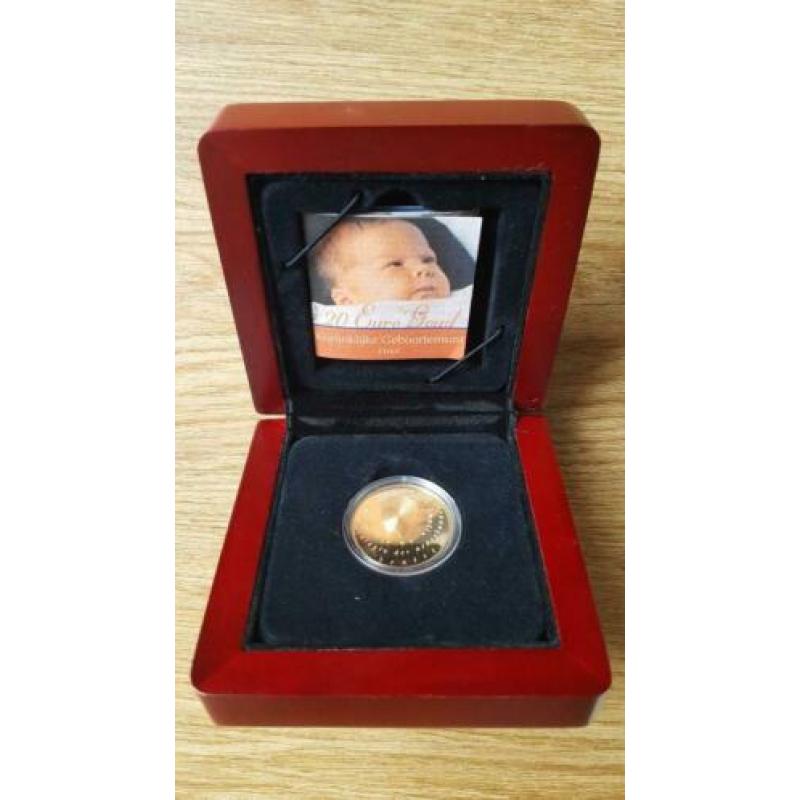 20 euro gouden geboortemunt Amalia 2004
