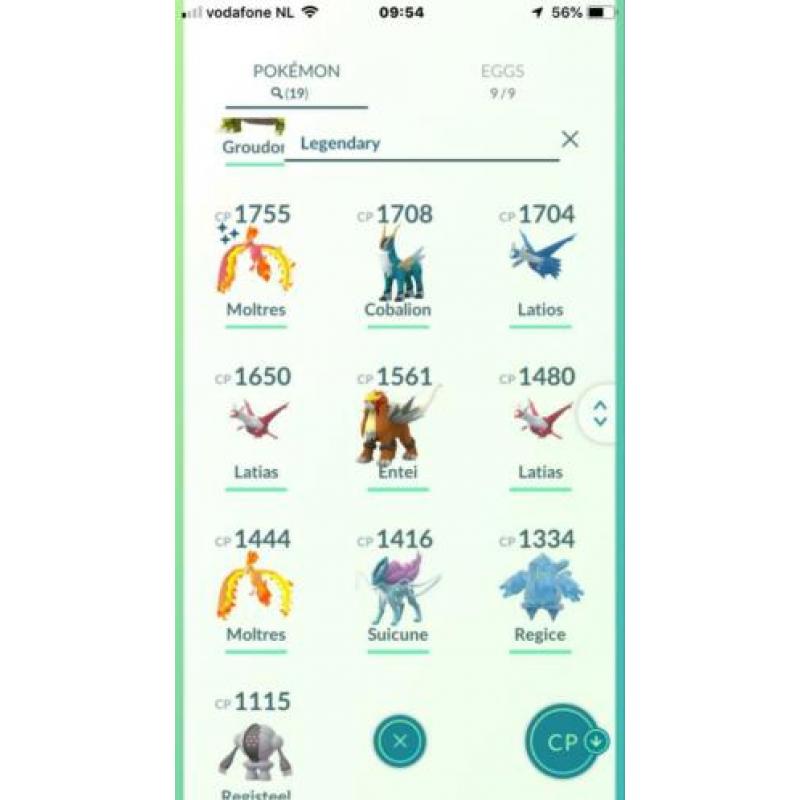 Pokemon go account level 34