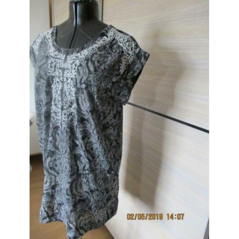 tuniek H&M, maat 36, grijstinten, volgnr 7