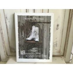 Brocante boek Scandinavisch Romantiska hem& inspiration vitt