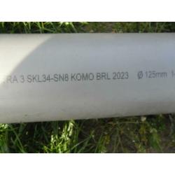 PVC SN8 afvoerbuis drukbelastbaar onder bestratingen KOMO