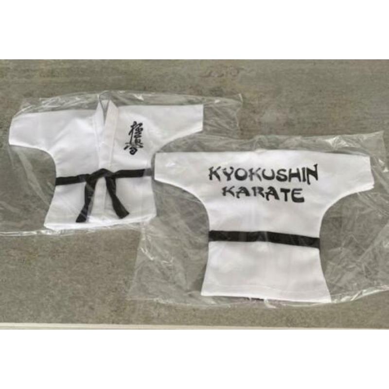 Kyokushin karate (Oyama, kanji en kanku vlaggen) rugzak tas