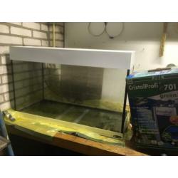 Ferplast Dubai 80 wit + JBL CristalProfi e701