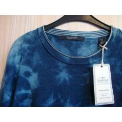 Nieuwe blauwe SCOTCH & SODA trui. Maat XL