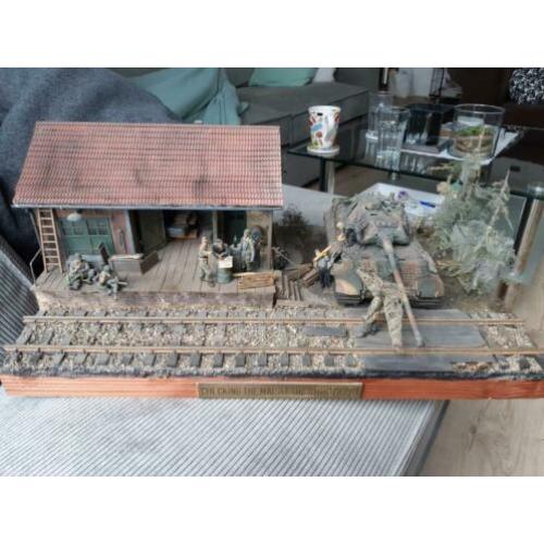 Modelbouw wo2 diorama schaal 1:35