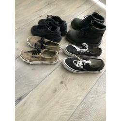 Timberland,Nike air max 90,2 paar Vans maat 31