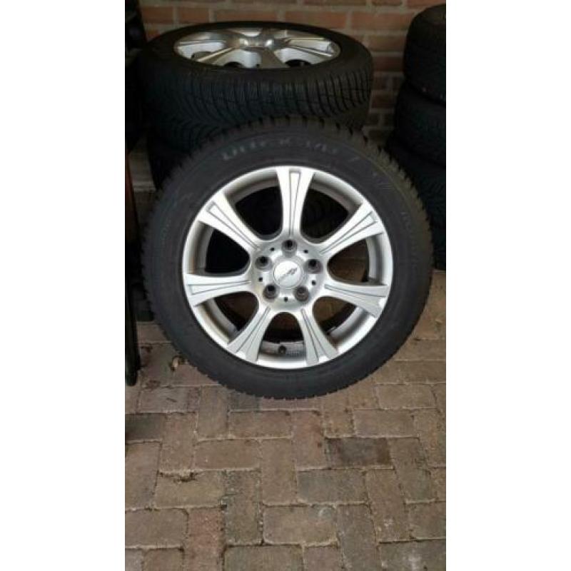 set winterbanden met lichtmetalen velgen renault megane 3