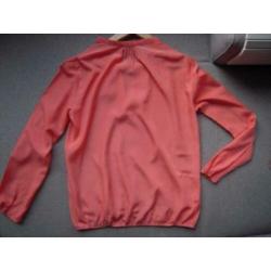 zalm kleurige blouse mt.m i.z.g.s