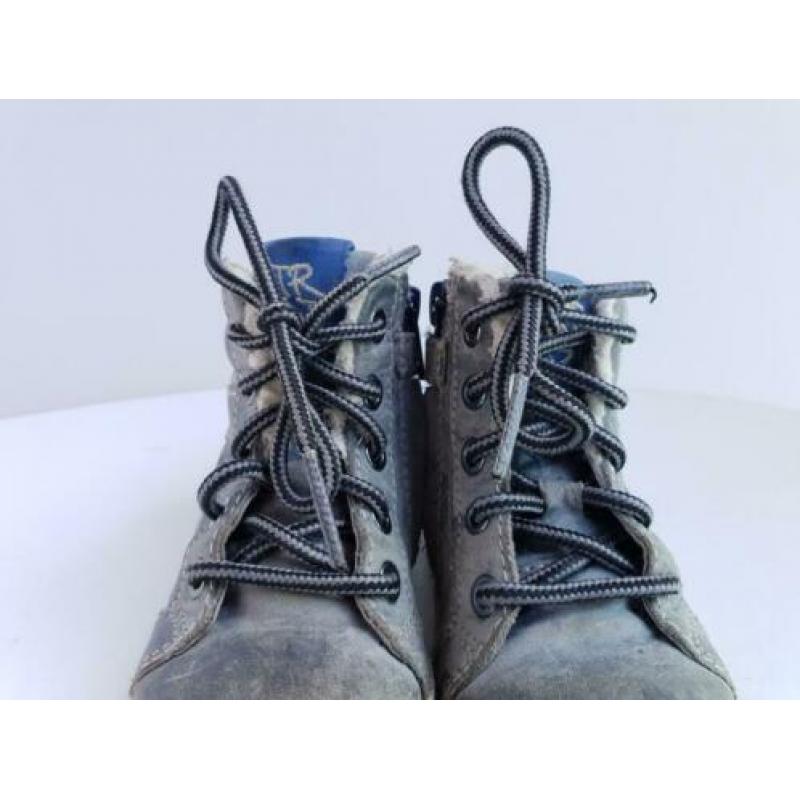 Track Style TRST halfhoge schoenen blauw leer maat 21