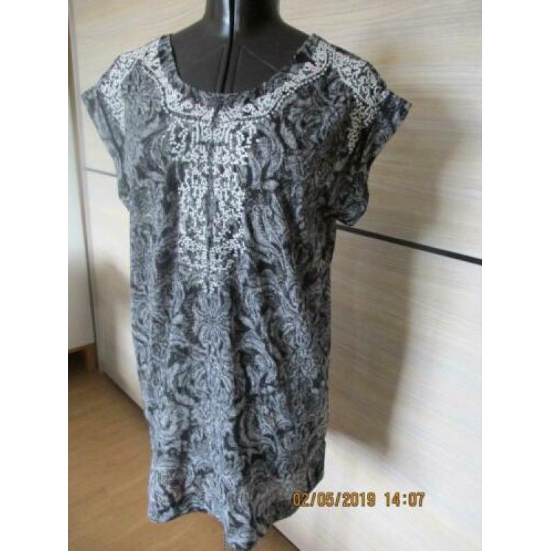 tuniek H&M, maat 36, grijstinten, volgnr 7