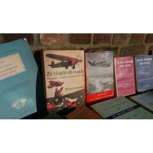 Oude boeken luchtvaart