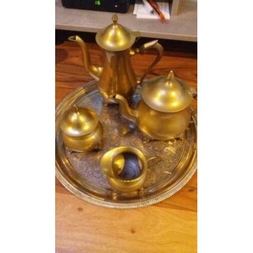 koffie thee servies verzilverd