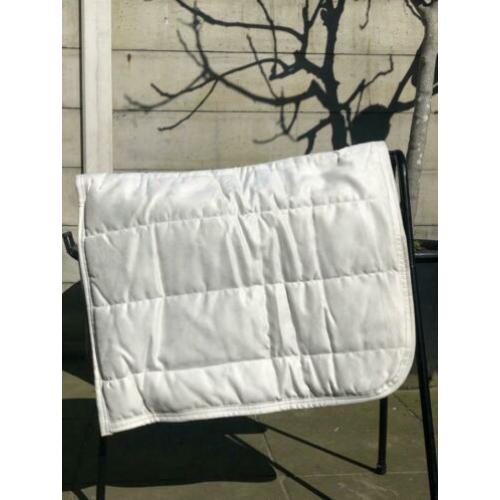 Puff pad wit dressuur maat cob nieuw