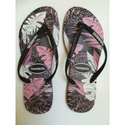 *Nieuw* Havaianas Slim Floral Surf maat 41/42