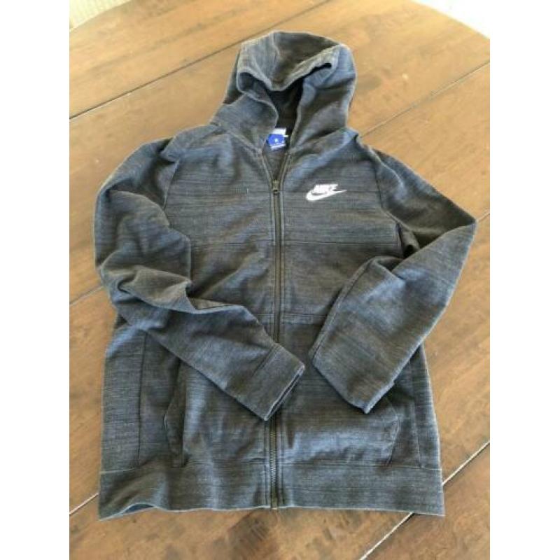 Nike jongens vest, donkergrijs, maat S