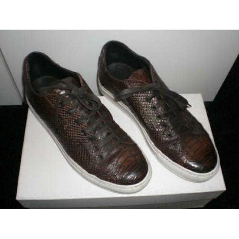 Montemario veter schoen heren bruin sneaker zool wit MT 42