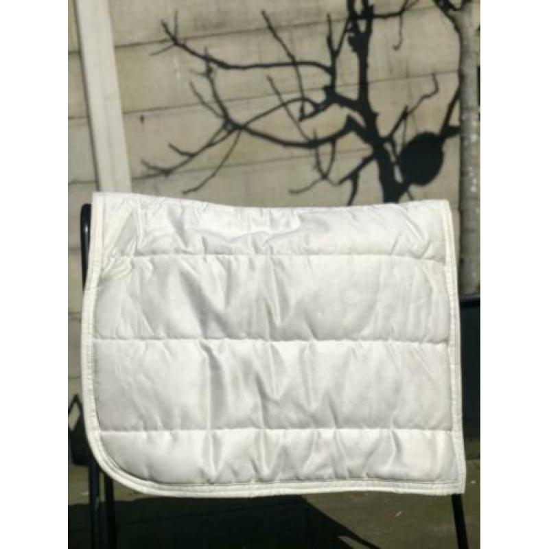 Puff pad wit dressuur maat cob nieuw