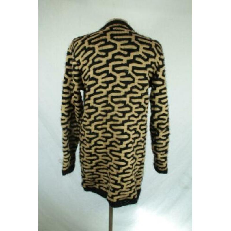 Leuk zwart-grijs zacht vest.Mt M/L.Merk Exquiss's