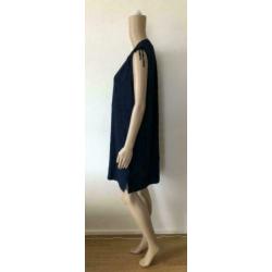 LaDress by Simone Donkerblauw Jurk Maat M Wij Verhuizen!!
