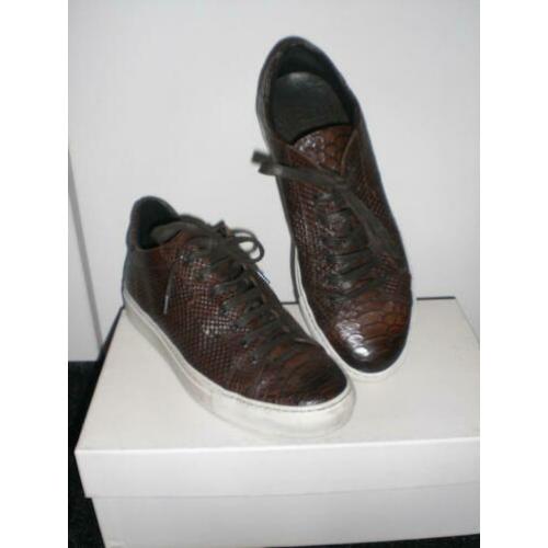 Montemario veter schoen heren bruin sneaker zool wit MT 42