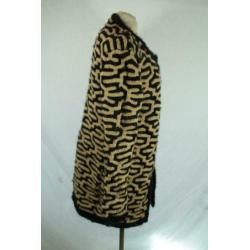 Leuk zwart-grijs zacht vest.Mt M/L.Merk Exquiss's