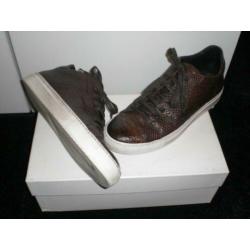 Montemario veter schoen heren bruin sneaker zool wit MT 42