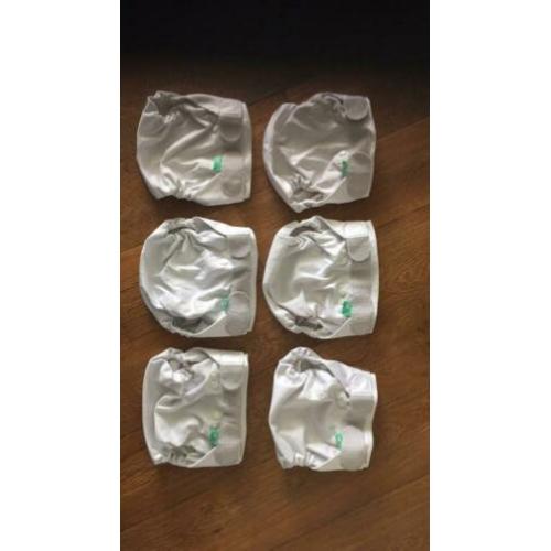 6x TotsBots PeeNut Wrap wit maat 2