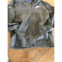 Nike jongens vest, donkergrijs, maat S