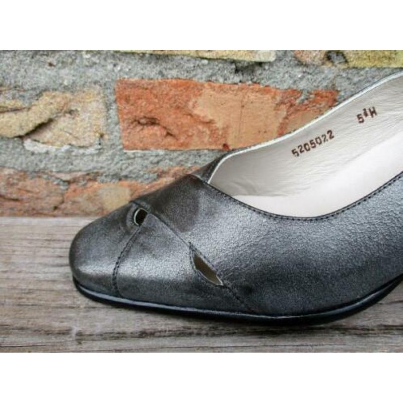 Leren pumps sandalen Picardi grijs maat 39 nieuw