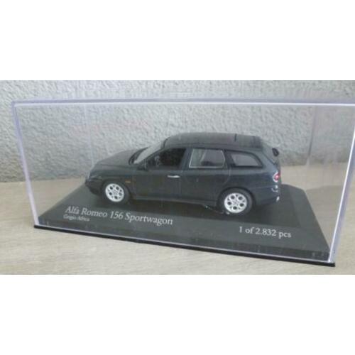 Minichamps ALFA ROMEO 156 Sportswagon oplage 2832st (pks)