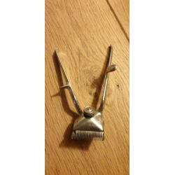 Koh-I-Noor hand tondeuse, fraaie, vintage haar/baard trimmer
