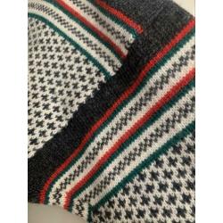 Vintage Noorse wollen trui janus XL
