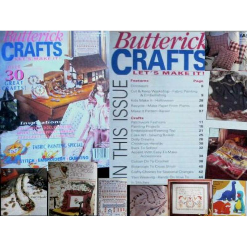 knutselen: Butterick Crafts - let's make it - 30 patronen