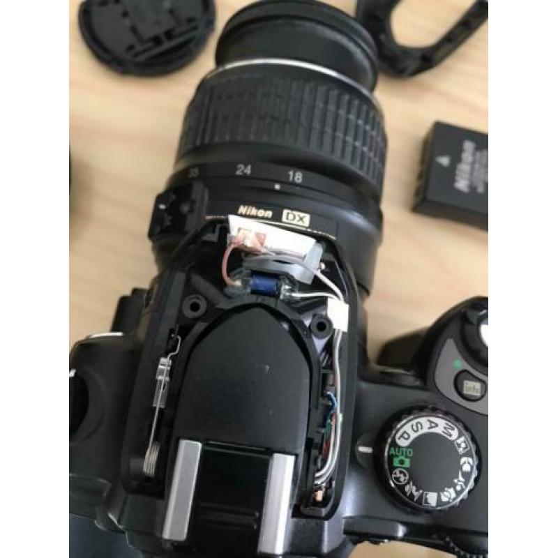 Defect - Nikon D40 met gebreken (spiegelreflex camera )