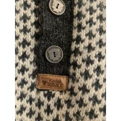 Vintage Noorse wollen trui janus XL