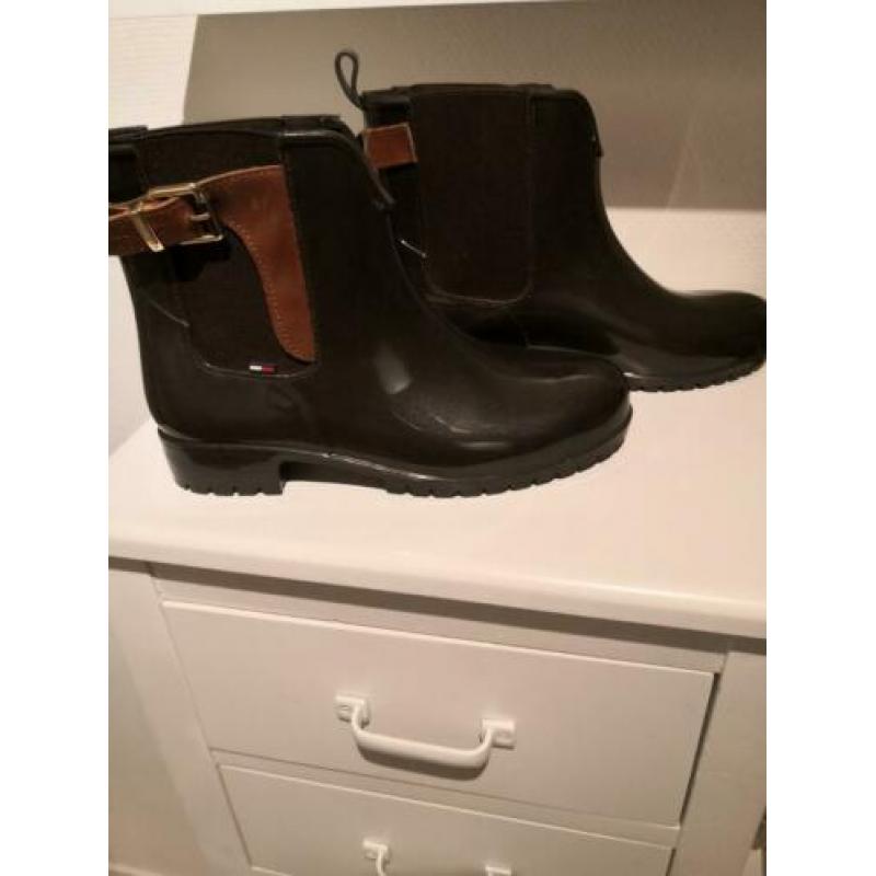 Tommy Hilfiger dames boots, bruin maat 38, zo goed als nieuw