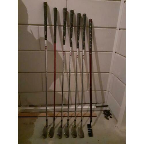Wilson, golfclubs, golfset, ijzer 6 7 8 9, pw, sw, putter