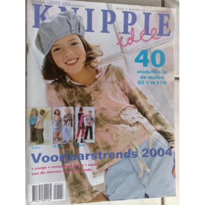 knippie lente 2004 ,40 modellen in de maten 92 t/m 176