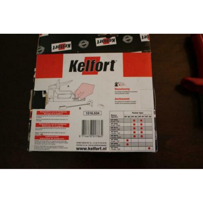 kelfort kabeltracker KT36 nietmachine voor kabels 10mm