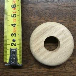 Eikenhouten rozetten voor 15 mm verwarmingsbuizen