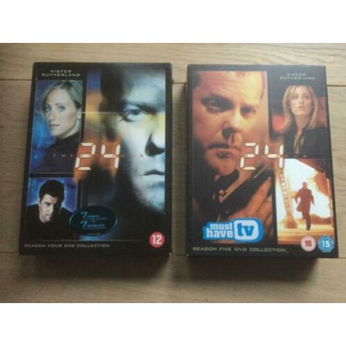 24, seasons four and five (2 dvd boxes)