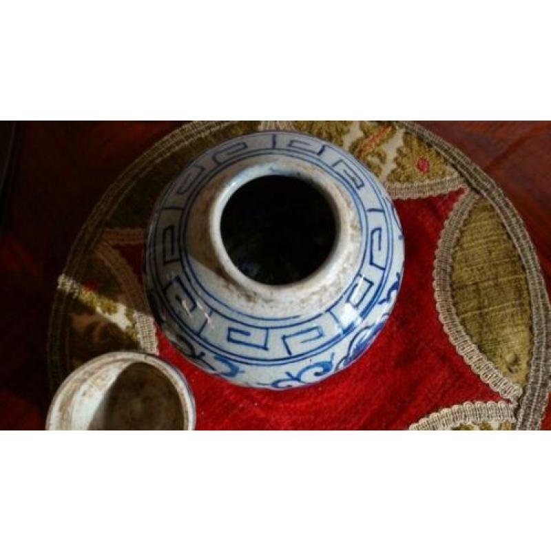 gesigneerd Chinees gemberpotje