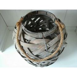 Grote lantaarn riet / rotan van PRONTO!