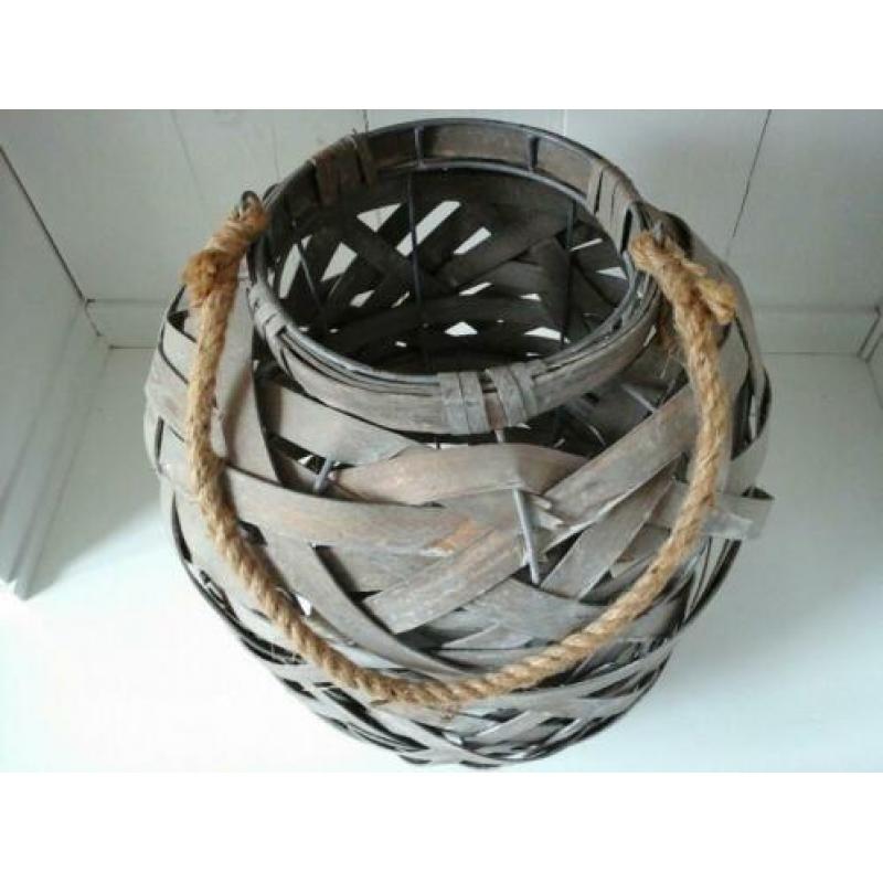 Grote lantaarn riet / rotan van PRONTO!