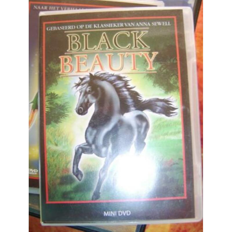 mini dvd.s robin hood /tom sawyer/ peter pan /black beauty