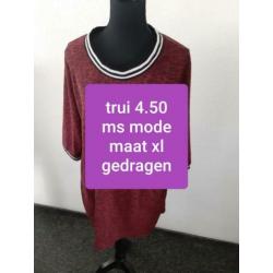Trui ms mode maat xl